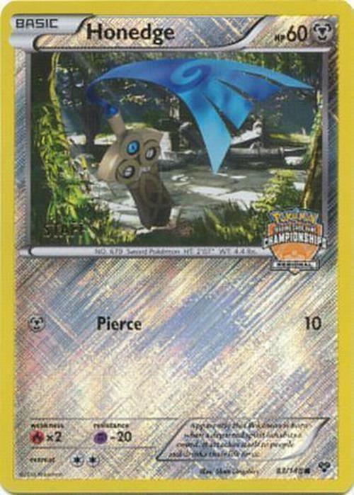 XY Honedge [Regional-Championships-Staff] Pokémon card