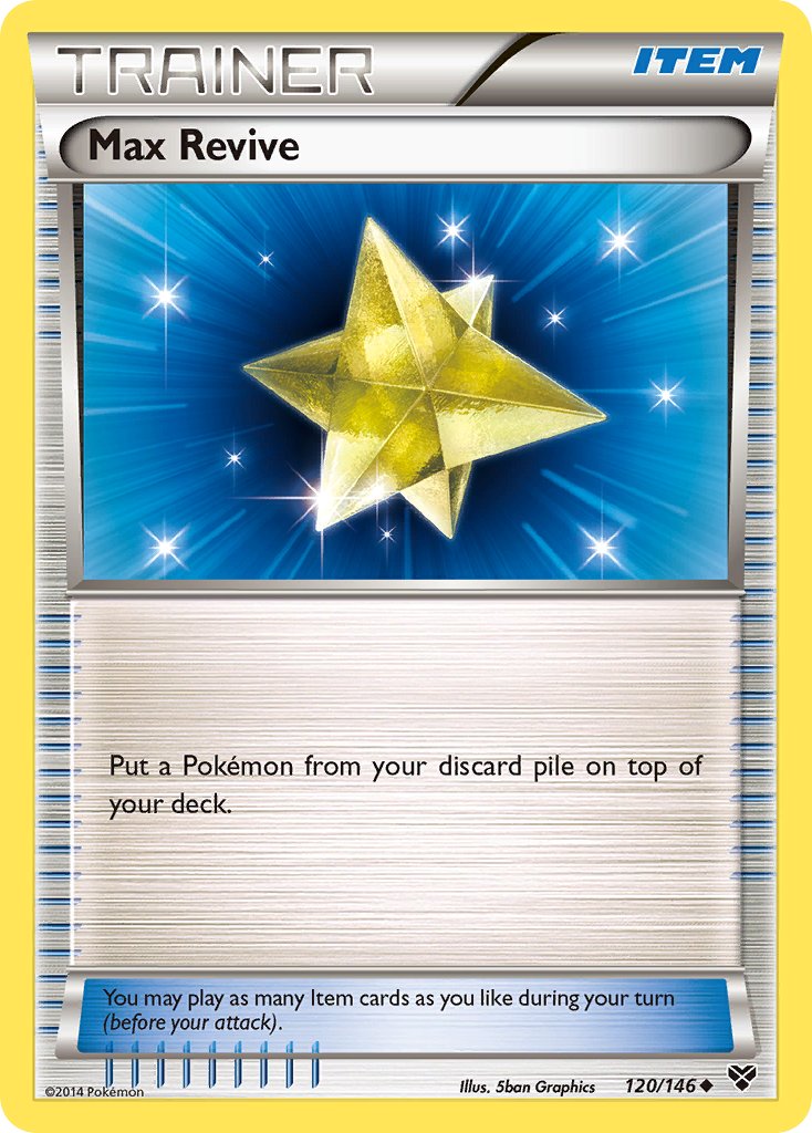 XY Max Revive Pokémon card