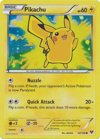 XY Pikachu [Cosmos-Holo] Pokémon card