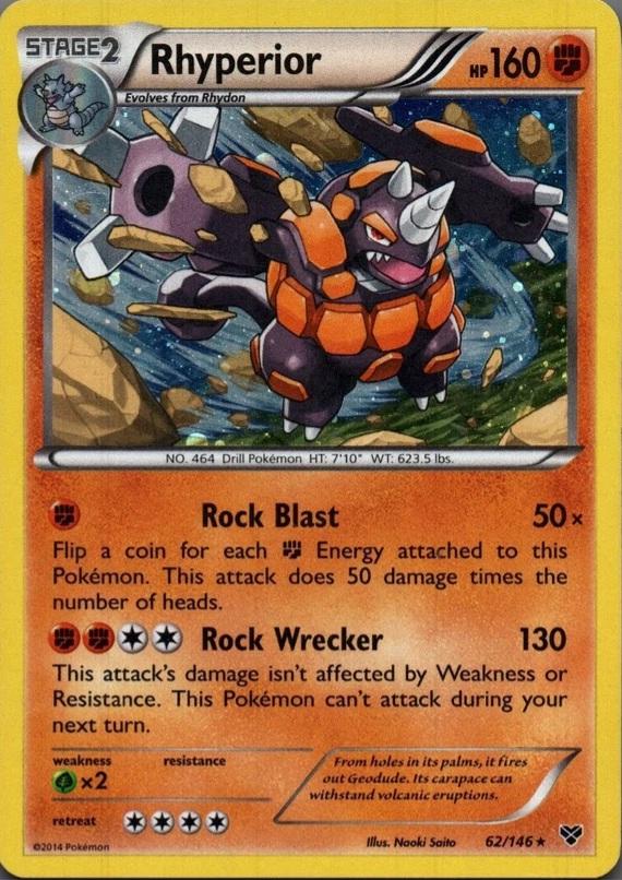 XY Rhyperior [Cosmos-Holo] Pokémon card