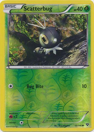 XY Scatterbug [Reverse Holo] Pokémon card