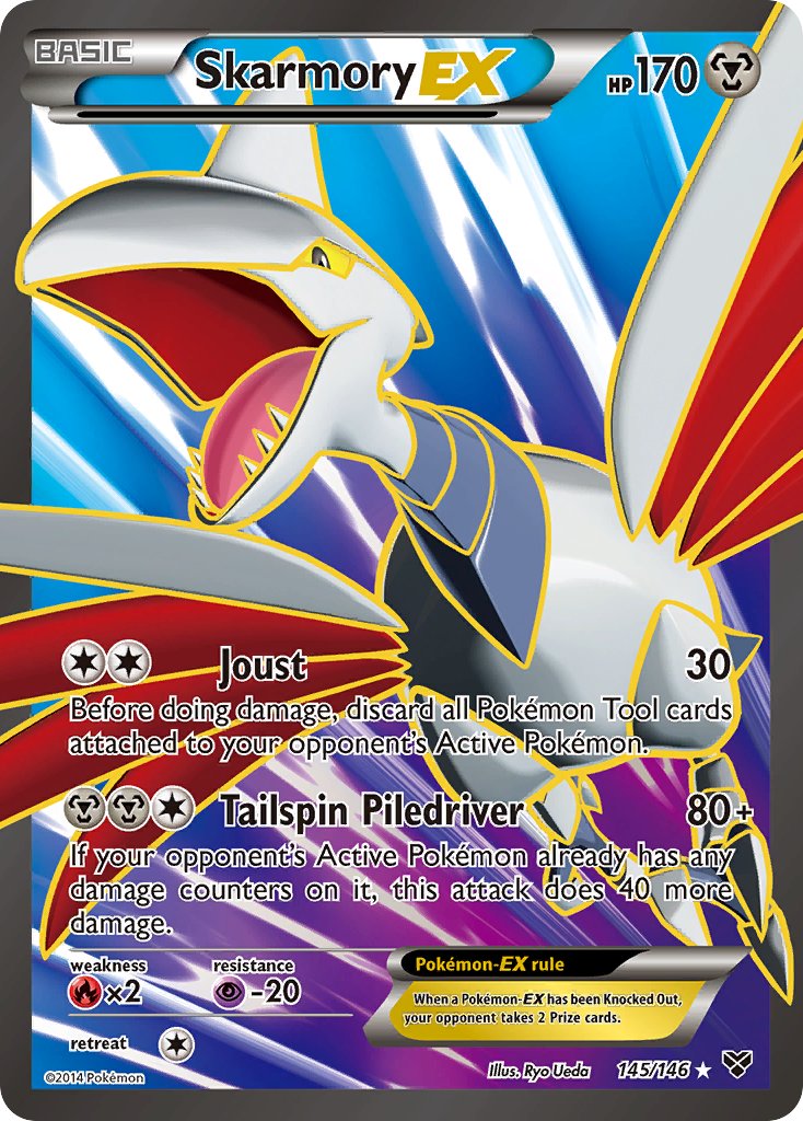 XY Skarmory EX Pokémon card