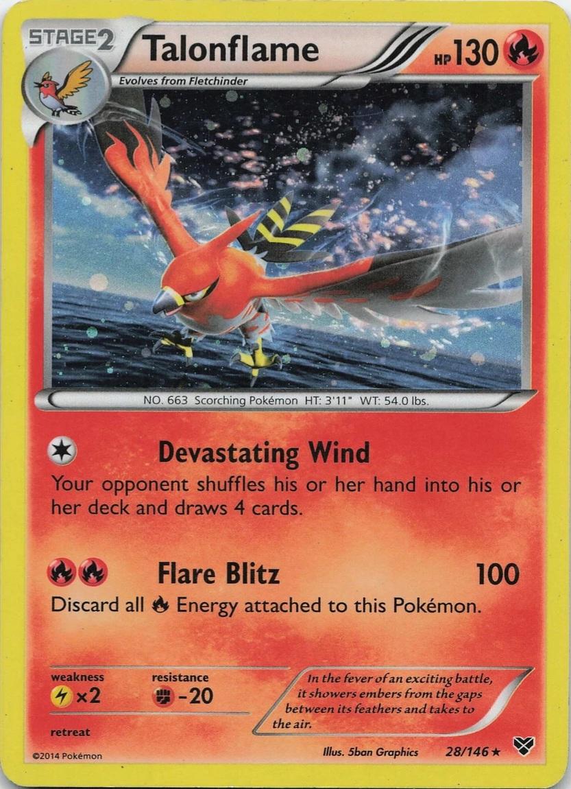 XY Talonflame [Cosmos-Holo] Pokémon card