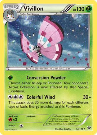 XY Vivillon [Cosmos-Holo] Pokémon card