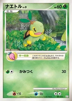 Japanese Collection Pack Regigigas LV.X Turtwig Pokémon card
