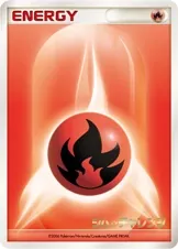 Japanese DP Promos Basic Fire Energy Pokémon card