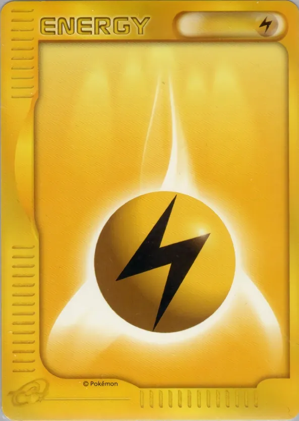 Japanese e Starter Pack Basic Lightning Energy Pokémon card