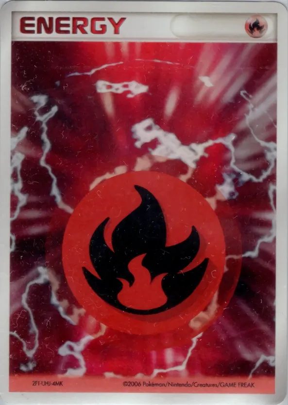 Japanese Holon Phantom Fire Energy Pokémon card