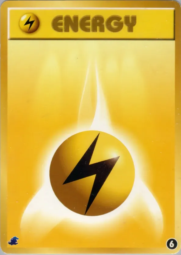 Japanese Intro Pack Neo Basic Lightning Energy Pokémon card