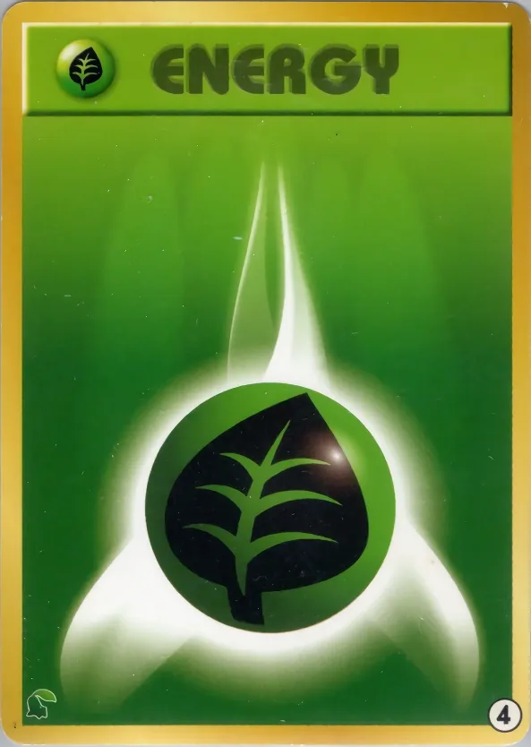 Japanese Intro Pack Neo Grass Energy [Alt Art] Pokémon card