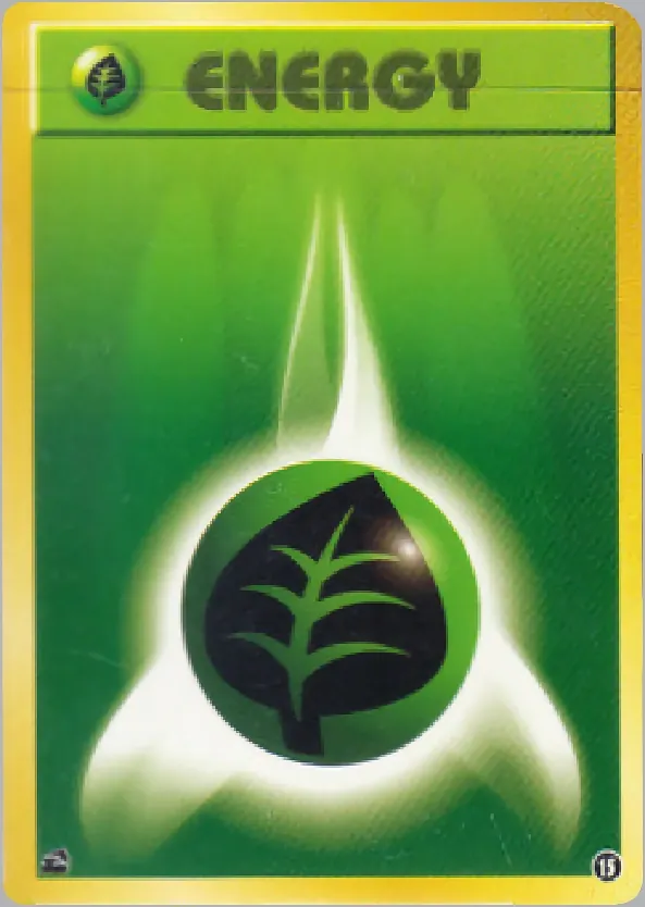 Japanese Intro Pack Basic Grass Energy Pokémon card
