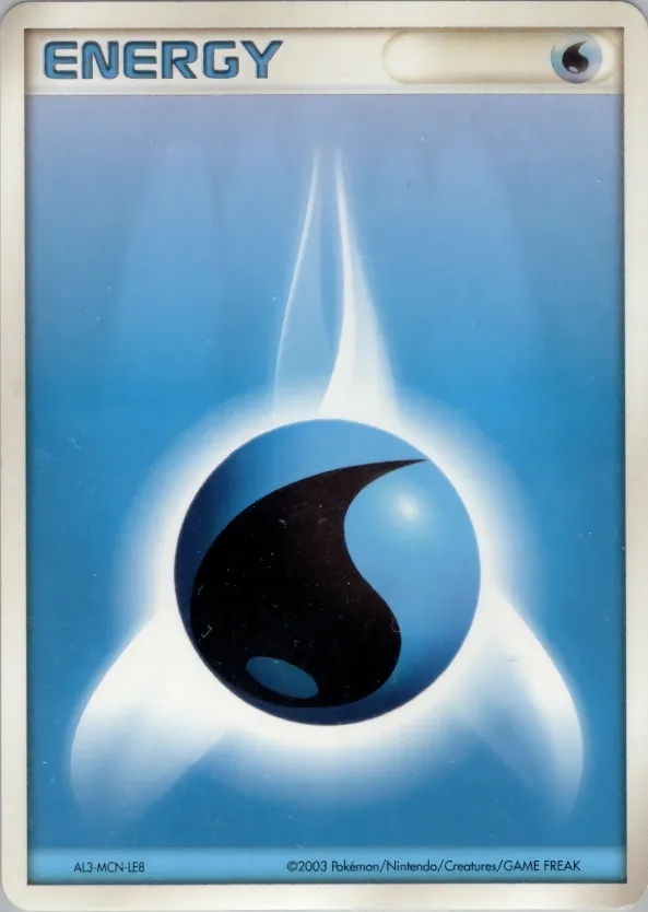 Japanese Mudkip Constructed Starter Deck Basic Water Energy Pokémon card