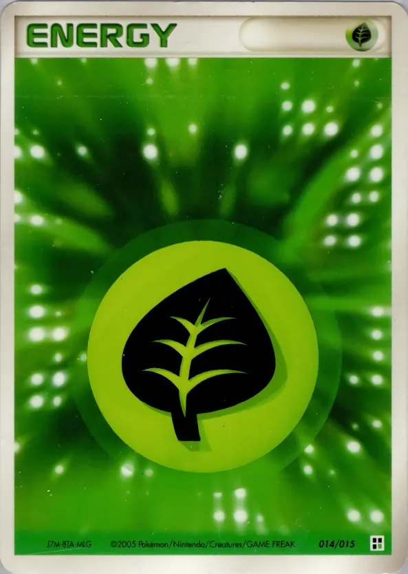 Japanese Quick Construction Pack Grass Grass Energy Pokémon card