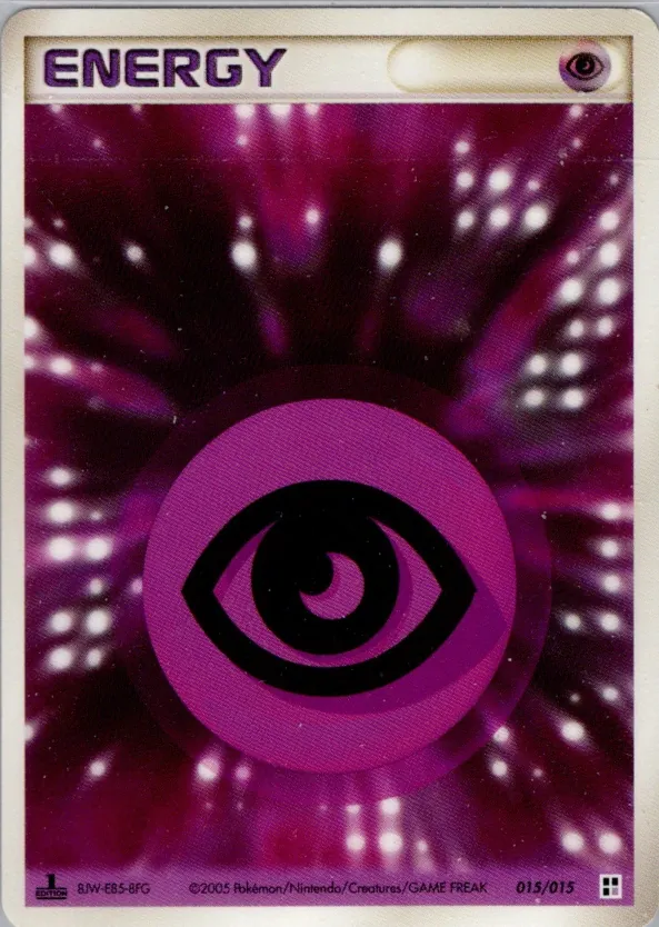 Japanese Quick Construction Pack Psychic Psychic Energy Pokémon card