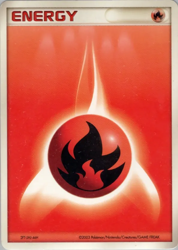 Japanese Torchic Constructed Starter Deck Fire Energy Pokémon card