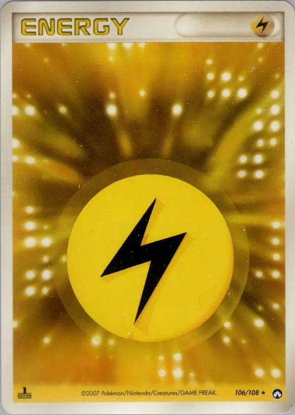 Japanese World Champions Pack Basic Lightning Energy Pokémon card